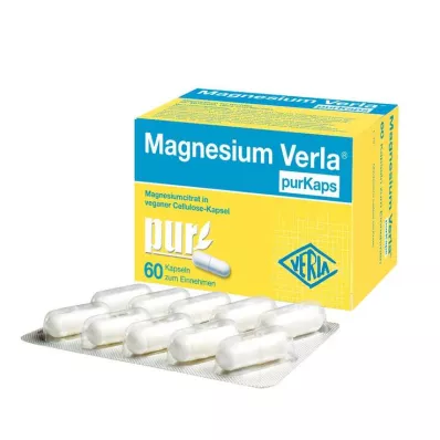 MAGNESIUM VERLA purKaps vegan capsules for oral use, 60 pcs MAGNESIUM VERLA purKaps vegan capsules for oral use, 60 pcs