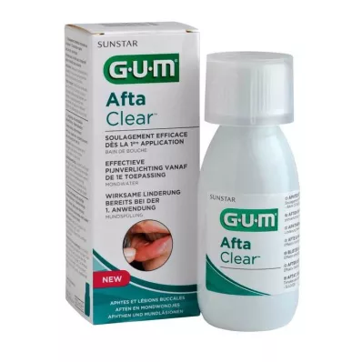 GUM Afta Clear mouthwash, 120 ml GUM Afta Clear mouthwash, 120 ml
