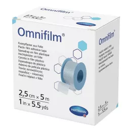OMNIFILM Fixation plaster foil 2.5 cm x 5 m, 1 pc