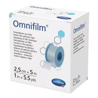 Omnifilm fixing plaster film 2.5 cmx5 m, 1 piece