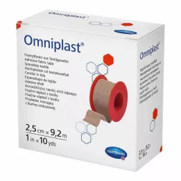 OMNIPLAST Fixation plaster textile thread 2.5 cm x 9.2 m, 1 pc