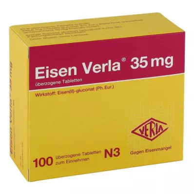 EISEN VERLA 35 mg coated tablets, 100 pcs EISEN VERLA 35 mg coated tablets, 100 pcs
