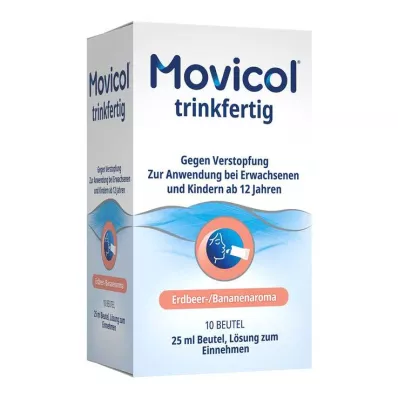 MOVICOL ready-to-drink 25 ml sachet Oral solution, 10 pcs MOVICOL ready-to-drink 25 ml sachet Oral solution, 10 pcs