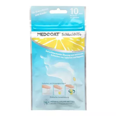 Medcoat swallowing aid gel, 10 pcs Medcoat swallowing aid gel, 10 pcs