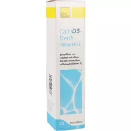 CALCI D3-Denk 1,000 mg/880 I.U. Effervescent tablets, 20 pcs