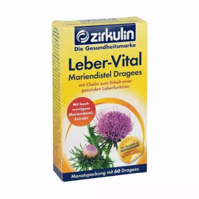 Zirkulin Leber-vital Milk Thistle Dragees (60 pieces)