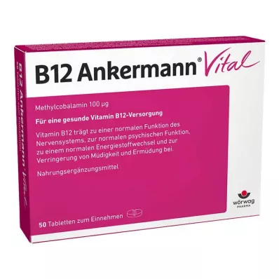 B12 Ankermann Vital tablets, 50 pcs
