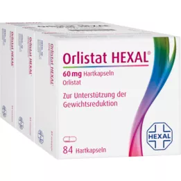 ORLISTAT HEXAL 60 mg hard capsules, 3X84 pc