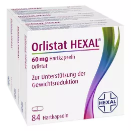 ORLISTAT HEXAL 60 mg hard capsules, 3X84 pc