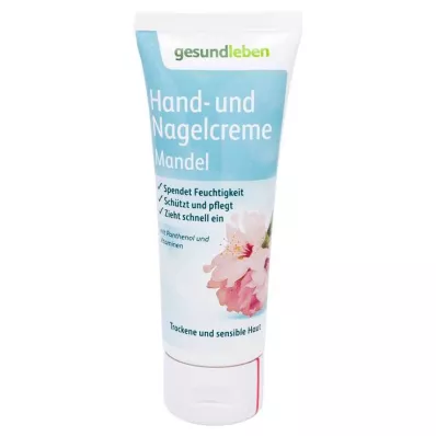 GESUND LEBEN Hand and Nail Cream Almond, 75 ml