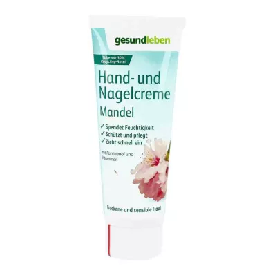 Healthy Living Hand and Nail Cream Almond (75 ml) Healthy Living Hand and Nail Cream Almond (75 ml)