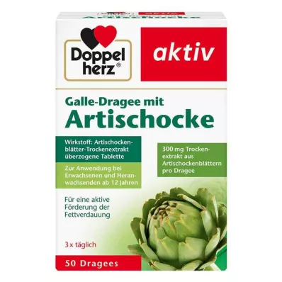 Doppelherz bile dragee with artichoke, 50 pieces