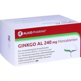 GINKGO AL 240 mg film-coated tablets, 120 pcs