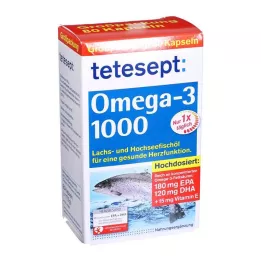 TETESEPT Omega-3 1000 Capsules, 80 Capsules