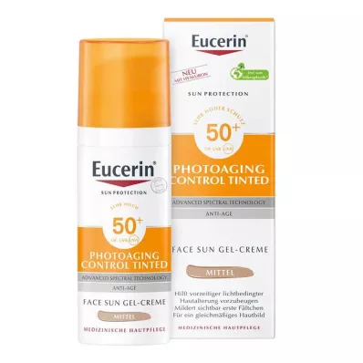 Eucerin Sun CC gel-cream tinted medium LSF 50 + , 50 ml Eucerin Sun CC gel-cream tinted medium LSF 50 + , 50 ml