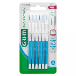 GUM Bi-Direction Interdentalb.0,9 mm blue, 6 pcs