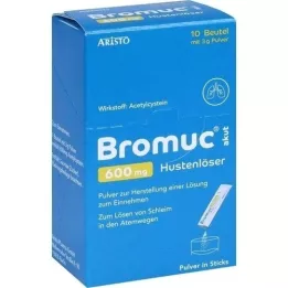 BROMUC acute 600 mg cough expectorant Plv.z.H.e.L.z.Einn., 10 pcs