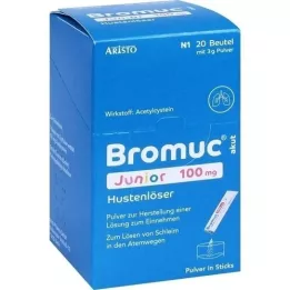 BROMUC akut Junior 100 mg cough expectorant P.H.e.L.z.E., 20 pcs