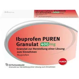 IBUPROFEN PUREN Granules 400 mg for the preparation of a solution for administration, 20 pcs