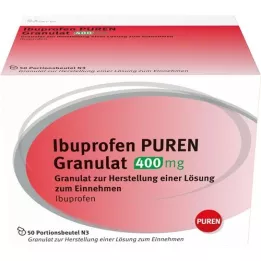 IBUPROFEN PUREN Granules 400 mg for the preparation of a solution for administration, 50 pcs