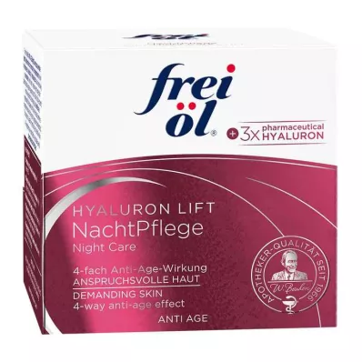 FREI ÖL Anti-Age Hyaluron Lift Night Care, 50 ml FREI ÖL Anti-Age Hyaluron Lift Night Care, 50 ml