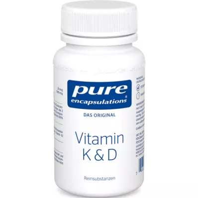 PURE ENCAPSULATIONS Vitamin K &amp; D capsules, 60 pcs