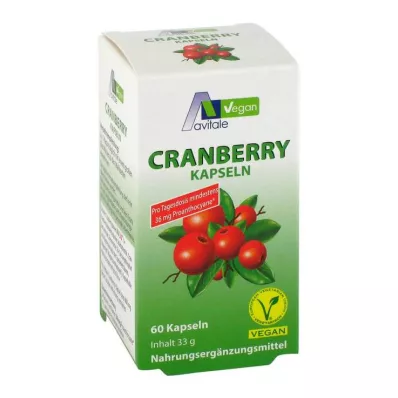 Cranberry Vegan Capsules 400 mg, 60 pcs Cranberry Vegan Capsules 400 mg, 60 pcs