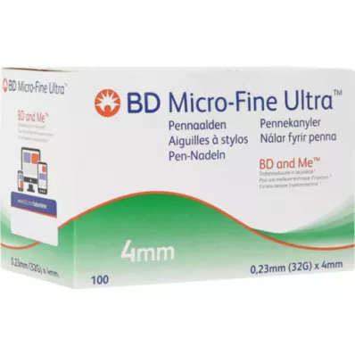 BD MICRO-FINE ULTRA Pen needles 0.23x4 mm, 100 pcs