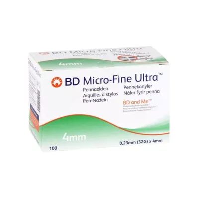 BD Micro-Fine Ultra Pen needles 0.23x4 mm, 100 pcs BD Micro-Fine Ultra Pen needles 0.23x4 mm, 100 pcs