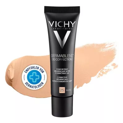 Vichy Dermablend 3D Correction Make-Up 25 Nude, 30 ml