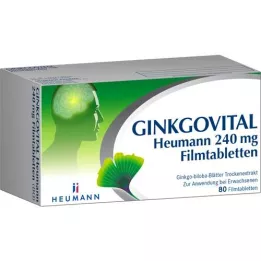 GINKGOVITAL Heumann 240 mg film-coated tablets, 80 pcs