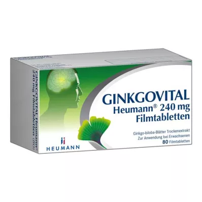 GINKGOVITAL Heumann 240 mg film-coated tablets, 80 pcs