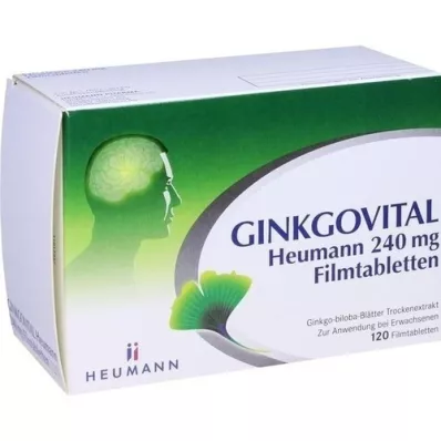 GINKGOVITAL Heumann 240 mg film-coated tablets, 120 pcs