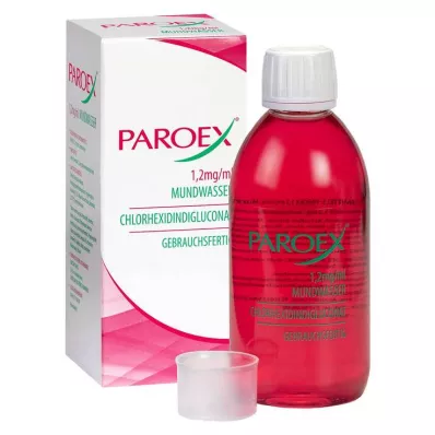 PAROEX 1.2 mg/ml Mouthwash, 300 ml PAROEX 1.2 mg/ml Mouthwash, 300 ml