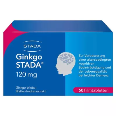 GINKGO STADA 120 mg film-coated tablets, 60 pcs GINKGO STADA 120 mg film-coated tablets, 60 pcs