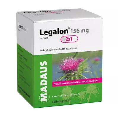 Legalon Madaus 156 mg hard capsules, 60 pcs Legalon Madaus 156 mg hard capsules, 60 pcs
