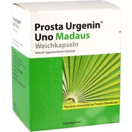 PROSTA URGENIN Uno Madaus soft capsules, 120 pcs