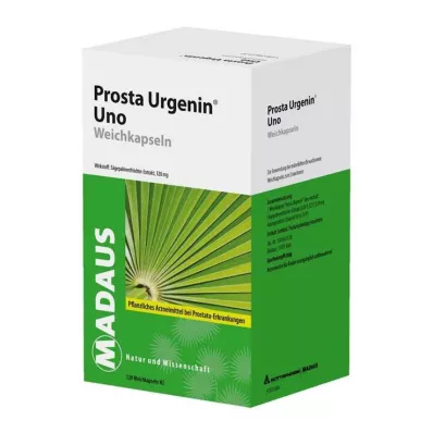 PROSTA URGENIN Uno Madaus soft capsules, 120 pcs