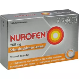 NUROFEN 200 mg Lemon melting tablets, 24 pcs