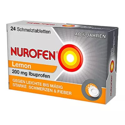 NUROFEN 200 mg Lemon melting tablets, 24 pcs