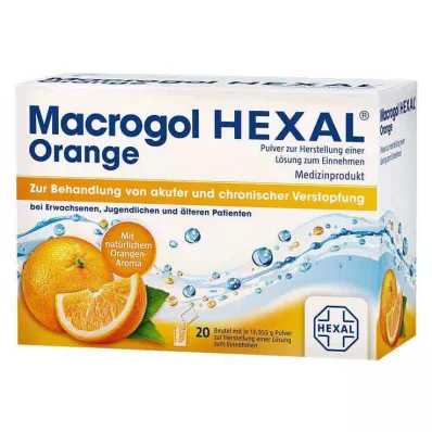 MACROGOL HEXAL Orange Plv.z.Her.e.Ls.z.Einn.Btl., 20 pcs MACROGOL HEXAL Orange Plv.z.Her.e.Ls.z.Einn.Btl., 20 pcs
