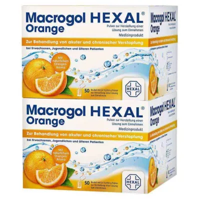 MACROGOL HEXAL Orange Plv.z.Her.e.Ls.z.Einn.Btl., 100 pcs MACROGOL HEXAL Orange Plv.z.Her.e.Ls.z.Einn.Btl., 100 pcs