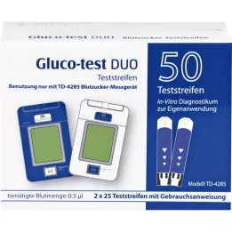GLUCO TEST DUO Test strips, 50 pc