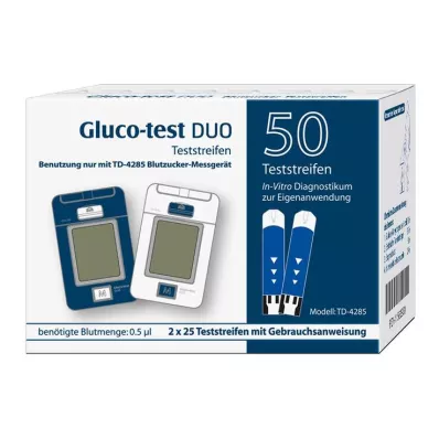 Gluco Test Duo test strips, 50 pcs Gluco Test Duo test strips, 50 pcs