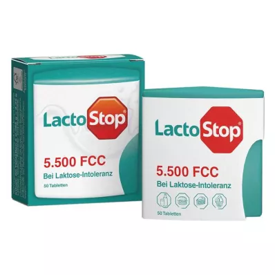 Lactostop 5,500 FCC tablets click dispenser, 50 pcs Lactostop 5,500 FCC tablets click dispenser, 50 pcs