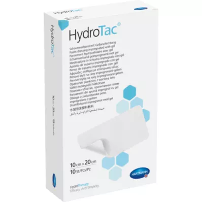 HYDROTAC Foam dressing 10x20 cm sterile, 10 pcs