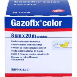 GAZOFIX colour Fixation bandage cohesive 8 cmx20 m yellow, 1 pc