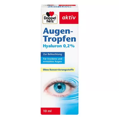 Doppelherz eye drops hyaluronic acid 0.2%, 10 ml