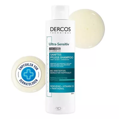 Vichy Dercos Ultra-Sensitive Shampoo for Oily Skin, 200 ml Vichy Dercos Ultra-Sensitive Shampoo for Oily Skin, 200 ml