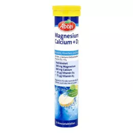 ABTEI Magnesium Calcium+D3 Effervescent Tablets, 15 pcs